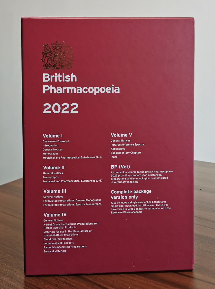 英國(guó)藥典2022